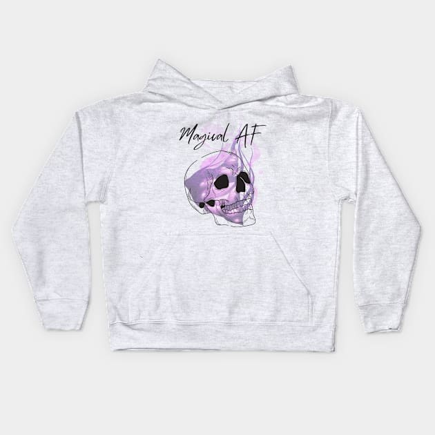 Magical AF Kids Hoodie by Empress of the Night’s Light LLC